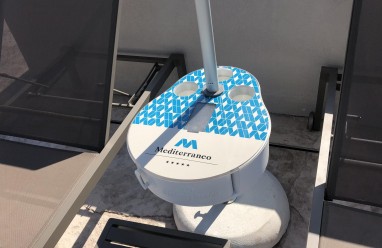 Cajas de seguridad para sombrillas - Modelo ovalado INTER